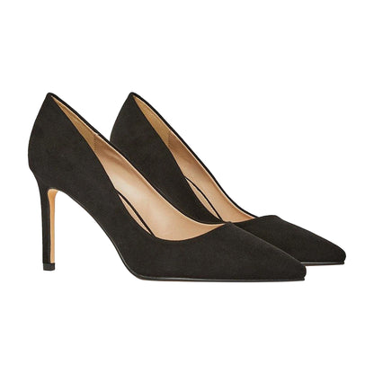 Natural Black - Back - Dorothy Perkins Womens-Ladies Dash Pointed Wide Court Shoes