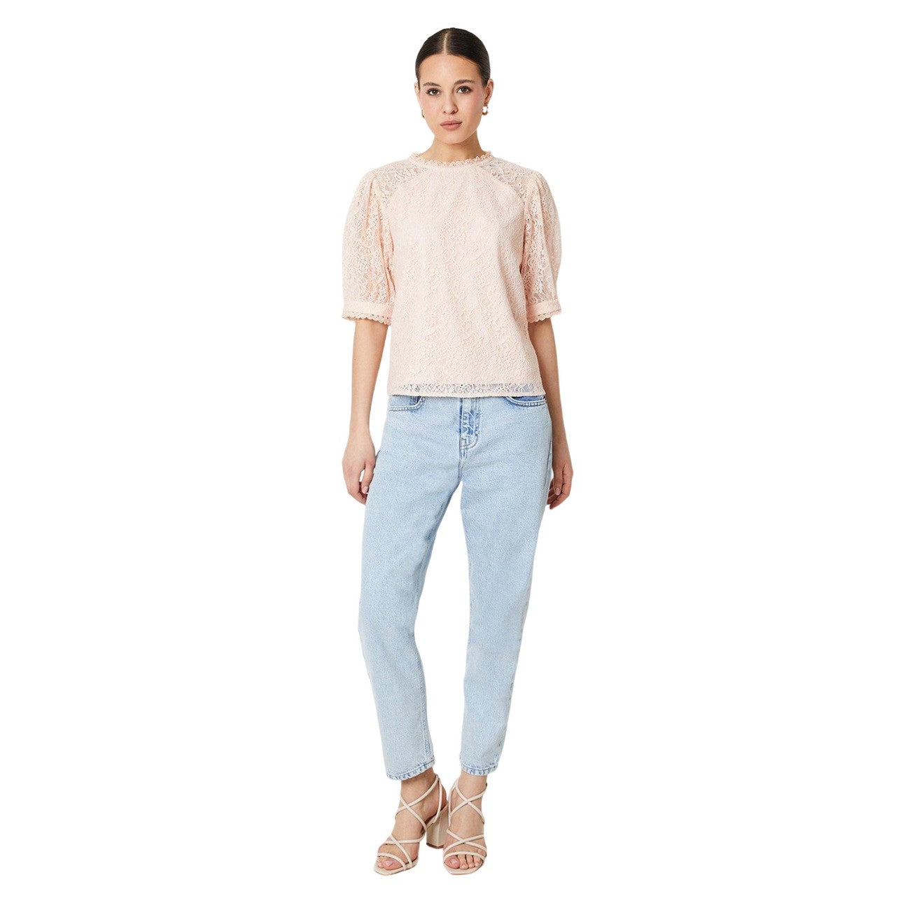 Blush - Lifestyle - Dorothy Perkins Womens-Ladies Lace Detail Blouse