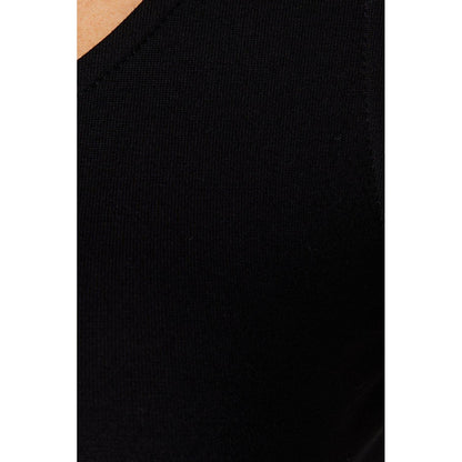Black - Side - Dorothy Perkins Womens-Ladies Tie Shoulder Midi Dress