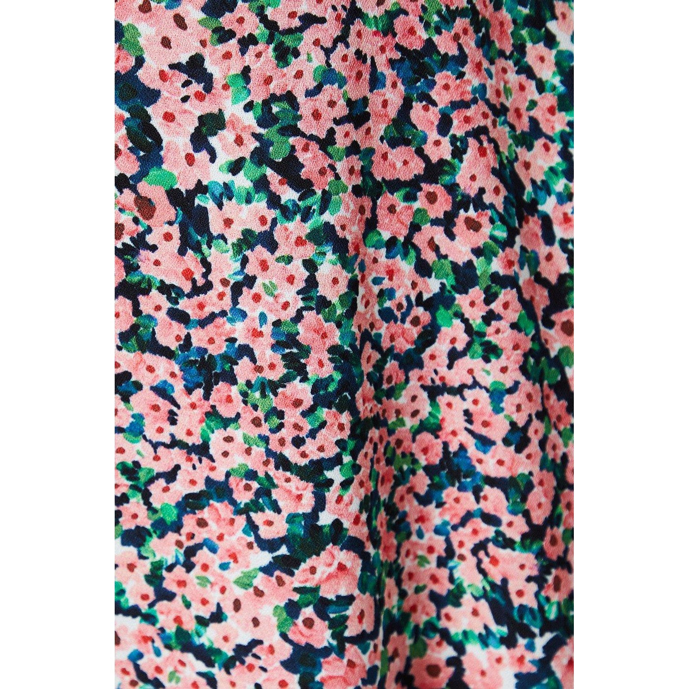Pink-Multicoloured - Lifestyle - Dorothy Perkins Womens-Ladies Ditsy Print Strappy Midi Dress
