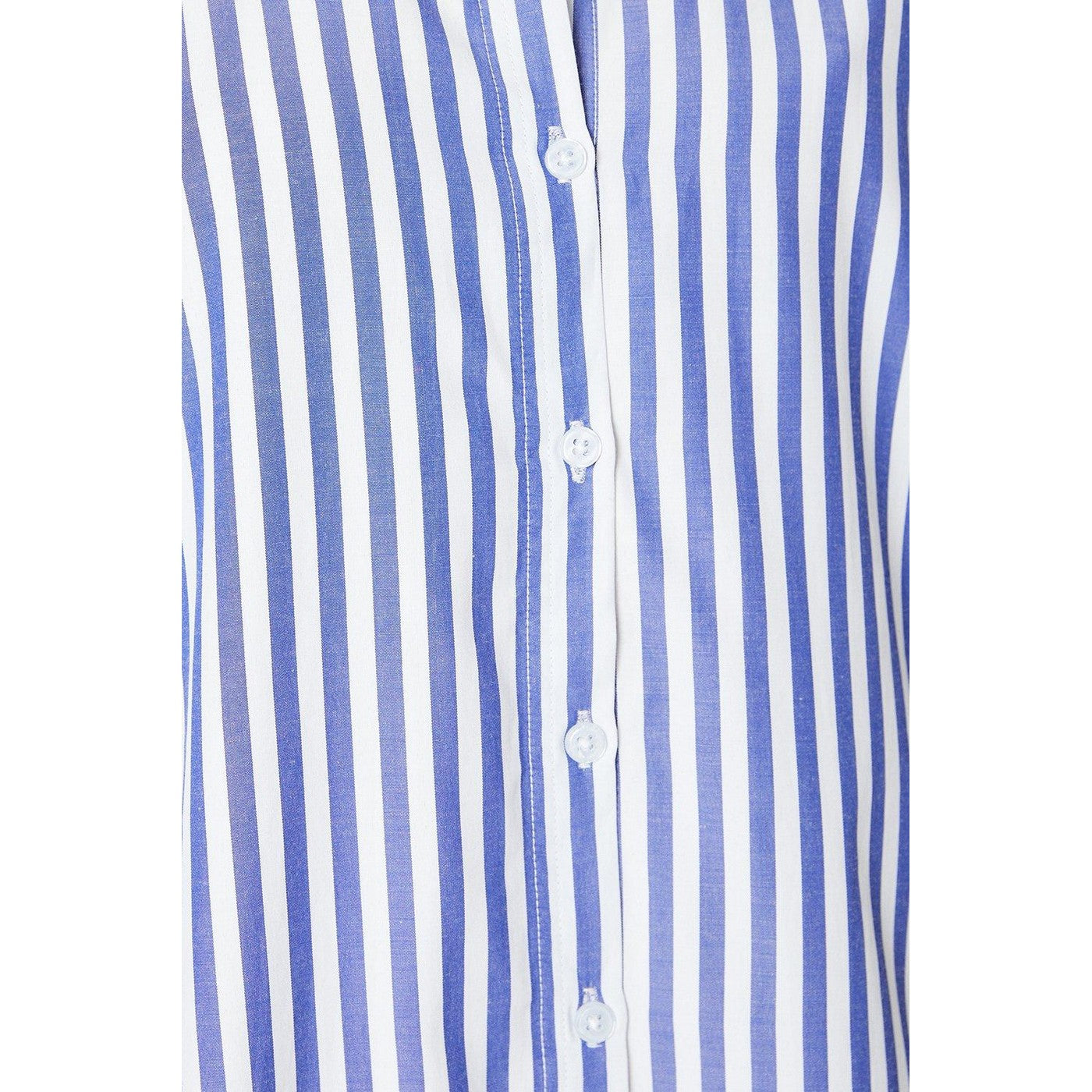 Blue-White - Lifestyle - Dorothy Perkins Womens-Ladies Stripe Poplin Oversized Shirt Dress