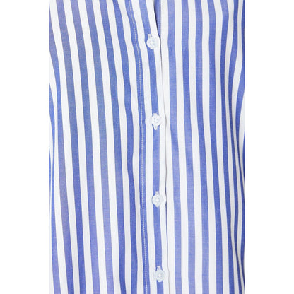 Blue-White - Lifestyle - Dorothy Perkins Womens-Ladies Stripe Poplin Oversized Shirt Dress