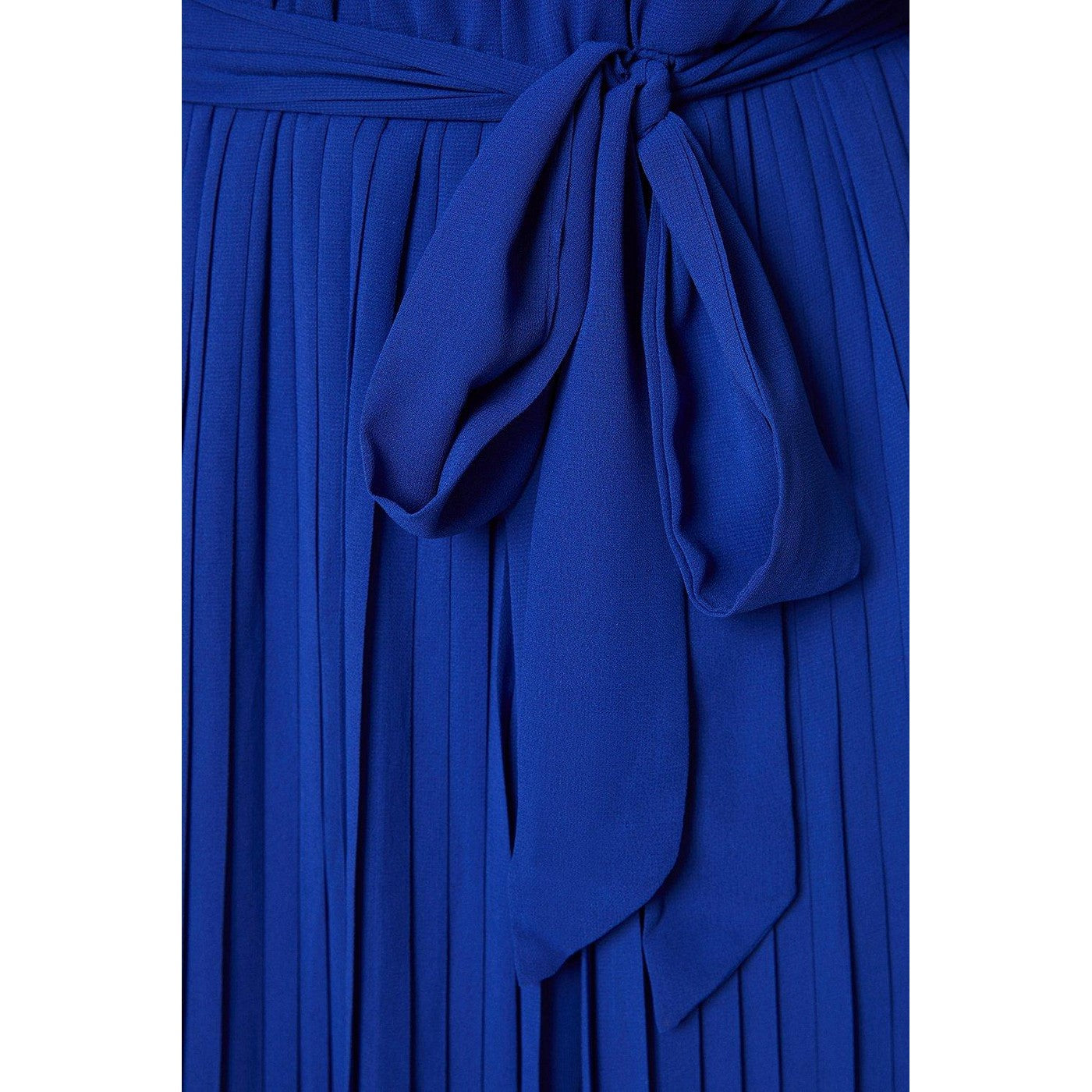 Cobalt - Side - Dorothy Perkins Womens-Ladies Chiffon Pleated Jumpsuit