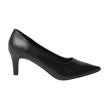 Black - Front - Dorothy Perkins Womens-Ladies Dora Kitten Heel Court Shoes