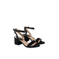 Natural Black - Front - Dorothy Perkins Womens-Ladies Tommi Barely There Medium Block Heel Sandals