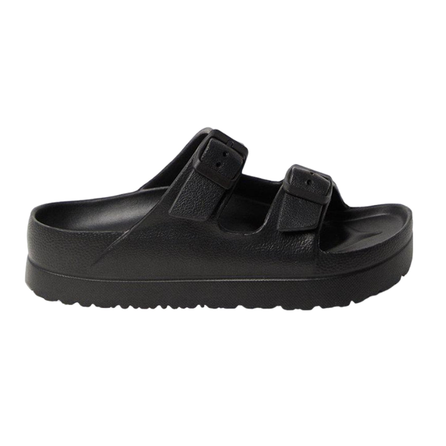 Black - Back - Dorothy Perkins Womens-Ladies Fabienne Double Buckle Sandals