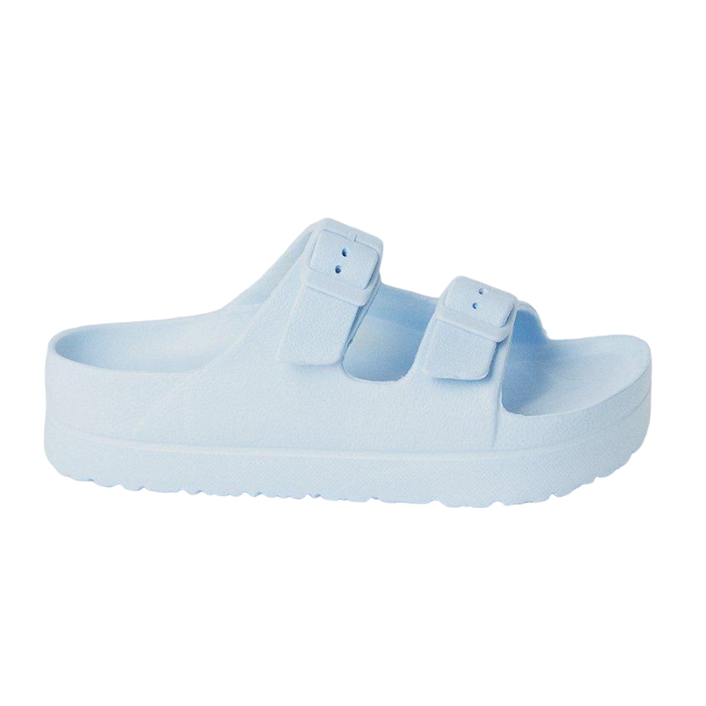 Blue - Back - Dorothy Perkins Womens-Ladies Fabienne Double Buckle Sandals