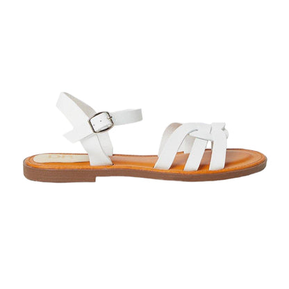 White - Back - Dorothy Perkins Womens-Ladies Femelu Interwoven Faux Leather Sandals