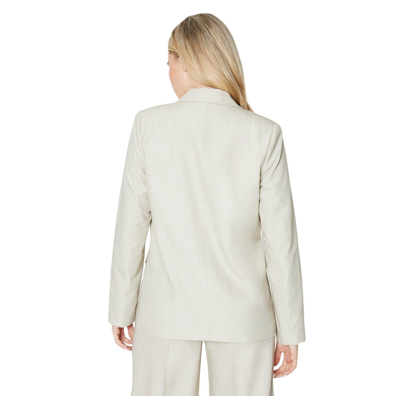 Neutral - Back - Dorothy Perkins Womens-Ladies Stripe Blazer