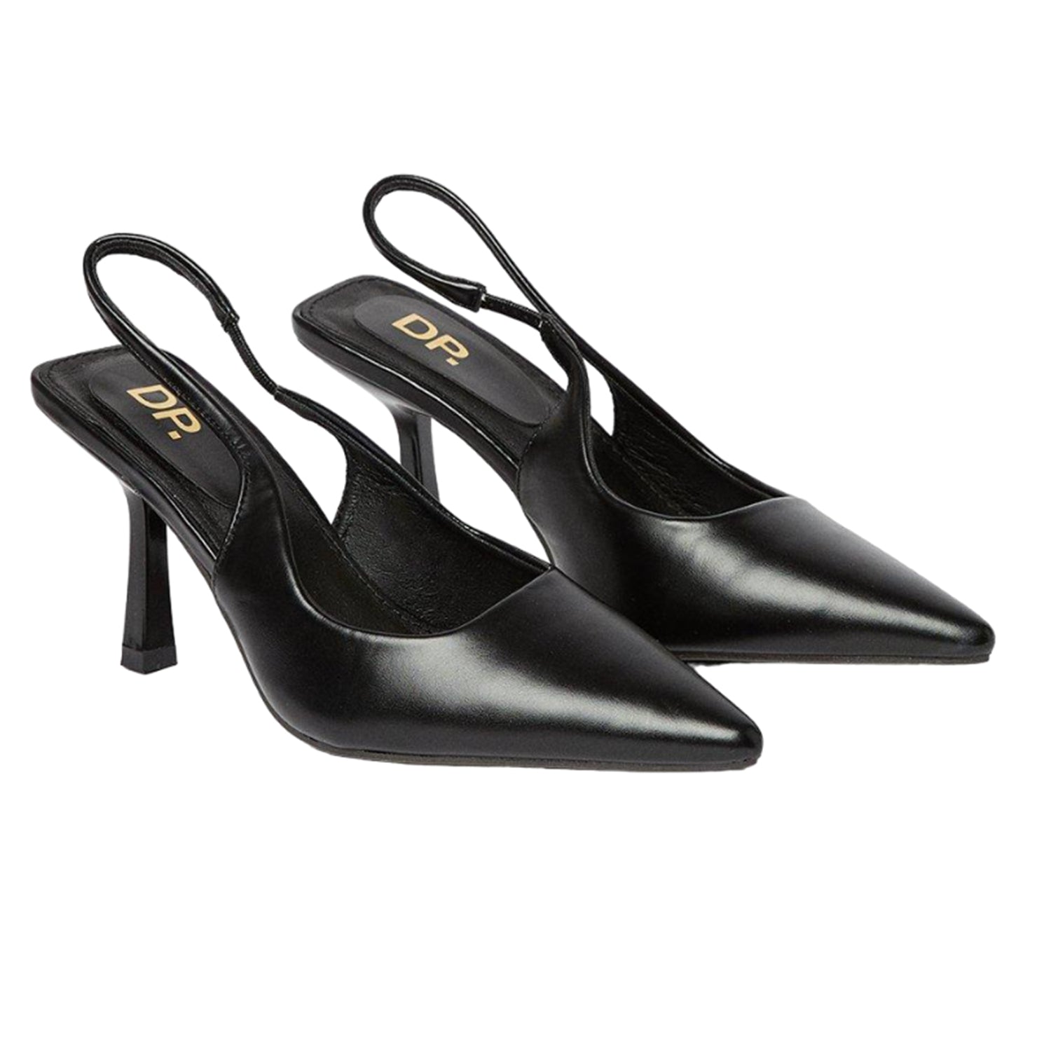 Black - Front - Dorothy Perkins Womens-Ladies Dara Sling Back Court Shoes