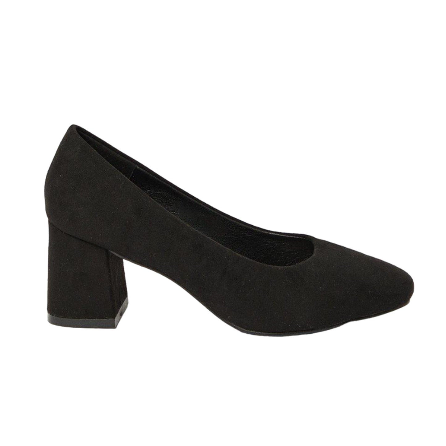 Natural Black - Back - Dorothy Perkins Womens-Ladies Elise Extra Wide Court Shoes