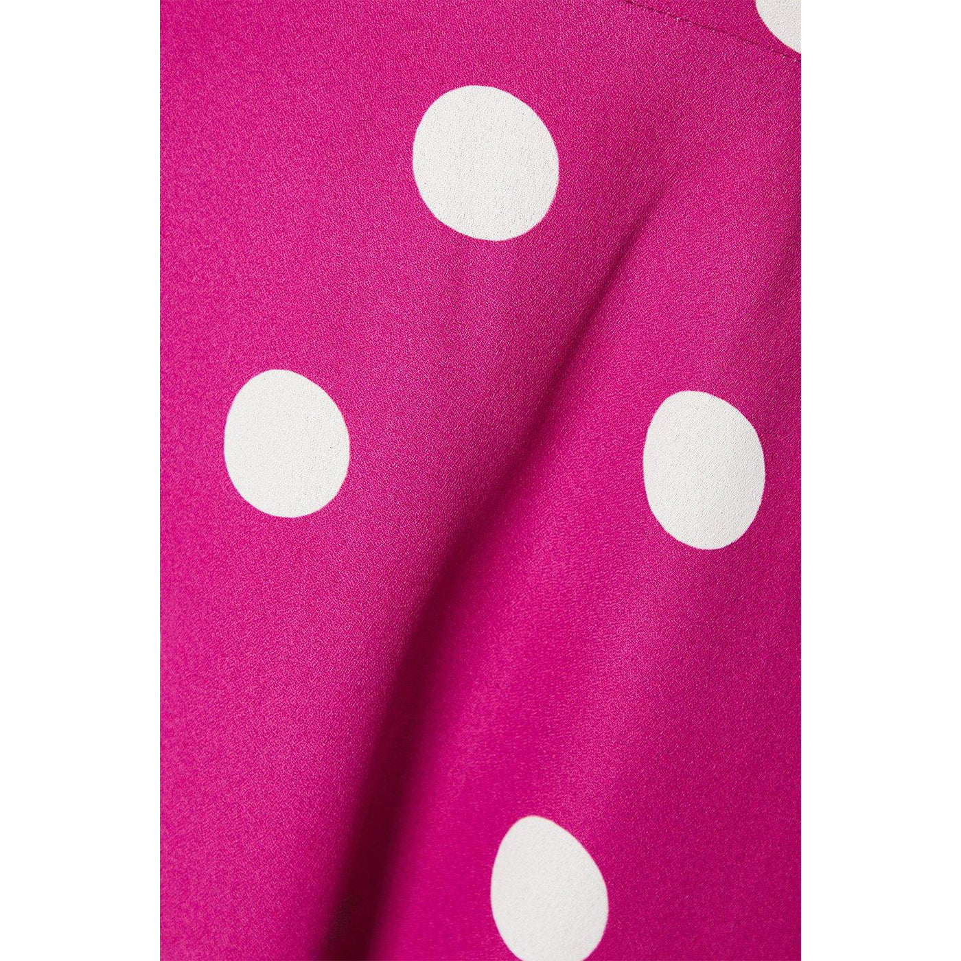 Purple - Side - Dorothy Perkins Womens-Ladies Polka Dot Front Tie Mini Dress