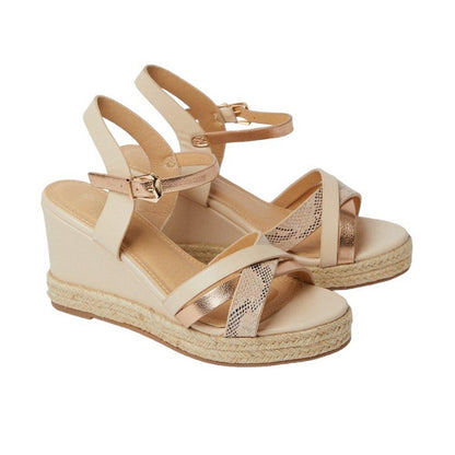 Blush - Front - Good For The Sole Womens-Ladies Amber Extra Wide Wedge