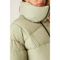 Sage - Side - Dorothy Perkins Womens-Ladies Longline Padded Maternity Coat