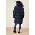 Navy - Back - Dorothy Perkins Womens-Ladies Longline Padded Maternity Coat