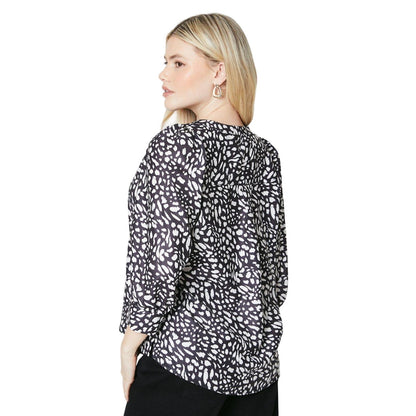 Monochrome - Back - Dorothy Perkins Womens-Ladies Overhead Blouse