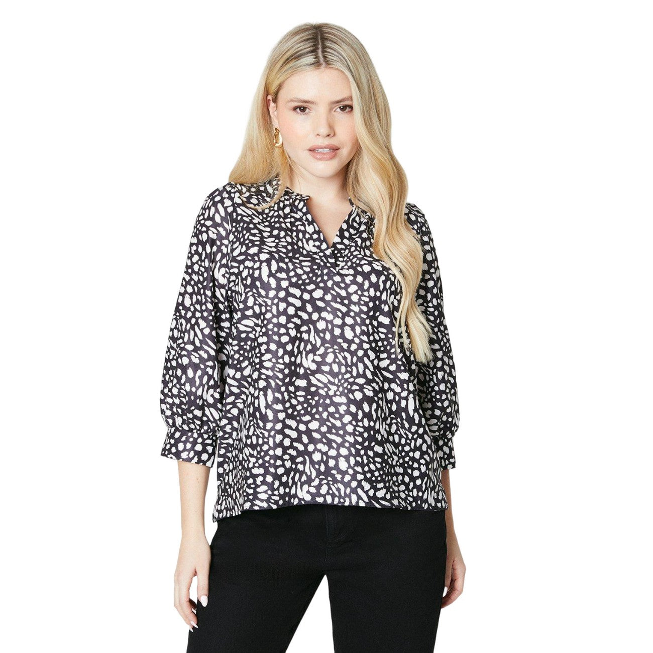 Monochrome - Front - Dorothy Perkins Womens-Ladies Overhead Blouse
