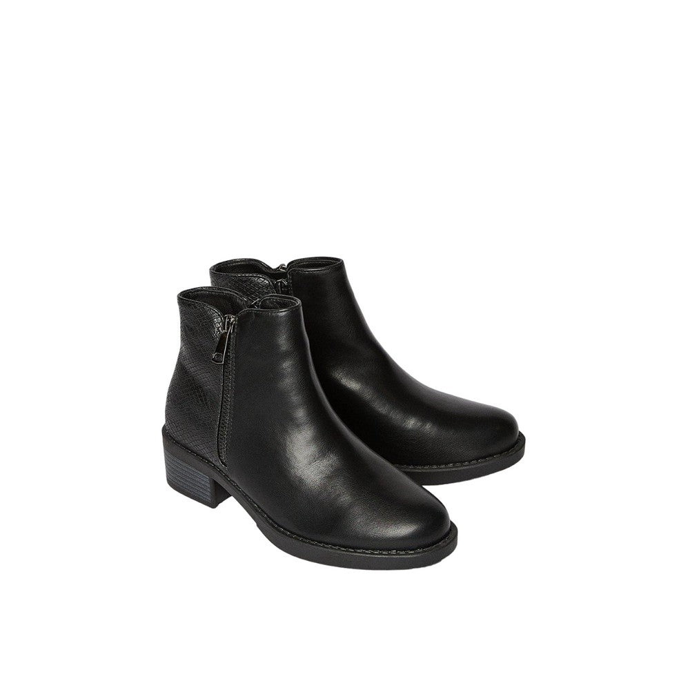 Black - Front - Dorothy Perkins Womens-Ladies Amethyst Side Zip Ankle Boots