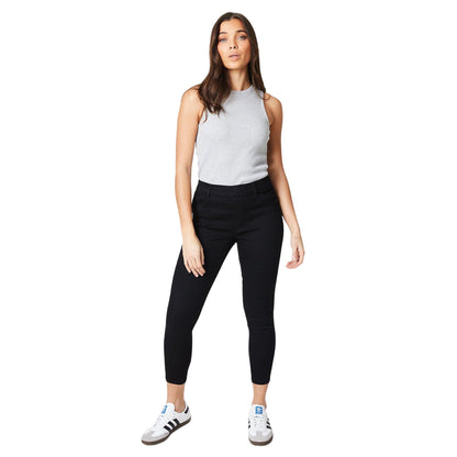 Black - Side - Dorothy Perkins Womens-Ladies Petite Skinny Ankle Grazer Jegging