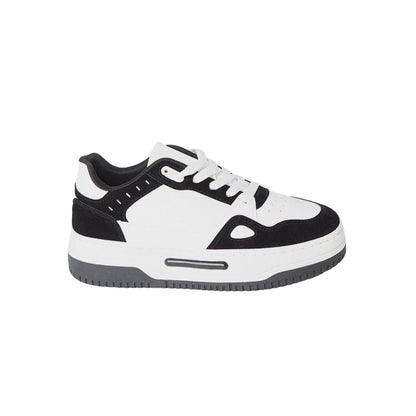 Black - Back - Faith Womens-Ladies Harlem Two Tone Trainers