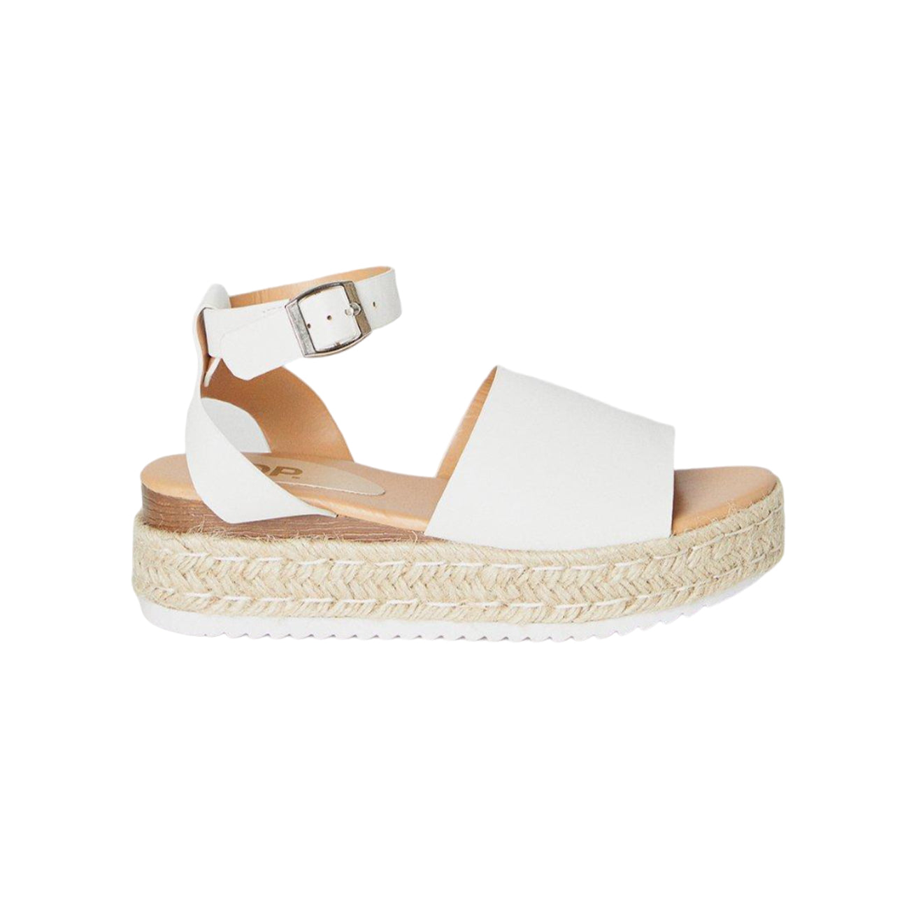 White - Back - Dorothy Perkins Womens-Ladies Rubi Ankle Strap Wedge Sandals