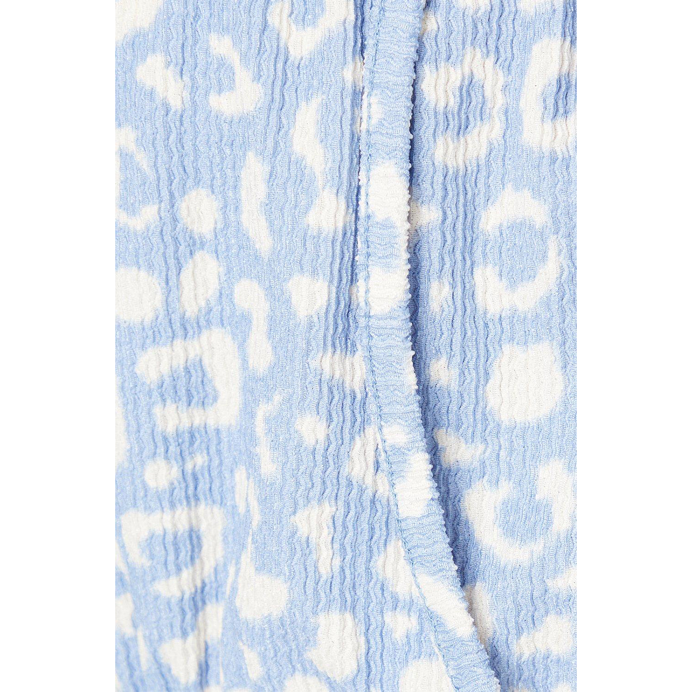 Blue - Side - Dorothy Perkins Womens-Ladies Waist Detail Puff Sleeve Mini Dress
