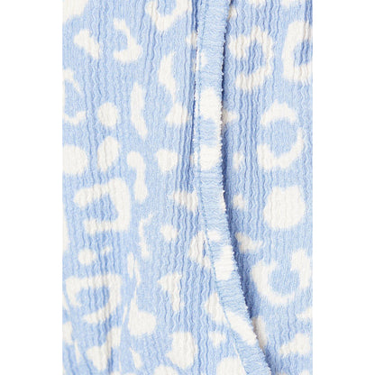 Blue - Side - Dorothy Perkins Womens-Ladies Waist Detail Puff Sleeve Mini Dress