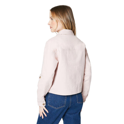 Blush - Back - Dorothy Perkins Womens-Ladies Utility Coat