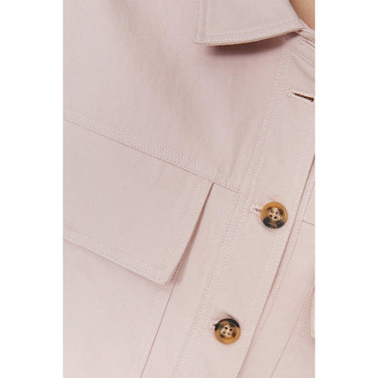 Blush - Side - Dorothy Perkins Womens-Ladies Utility Coat
