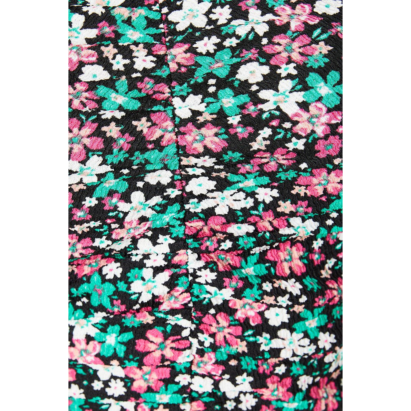 Multicoloured - Side - Dorothy Perkins Womens-Ladies Ruched Sweetheart Tall Top