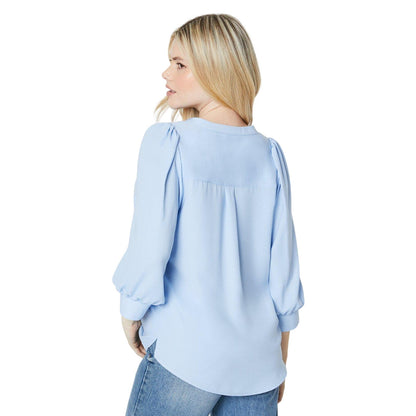 Light Blue - Back - Dorothy Perkins Womens-Ladies Overhead Shirt