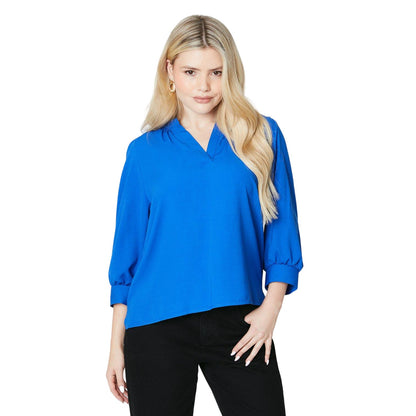 Bright Blue - Front - Dorothy Perkins Womens-Ladies Overhead Shirt