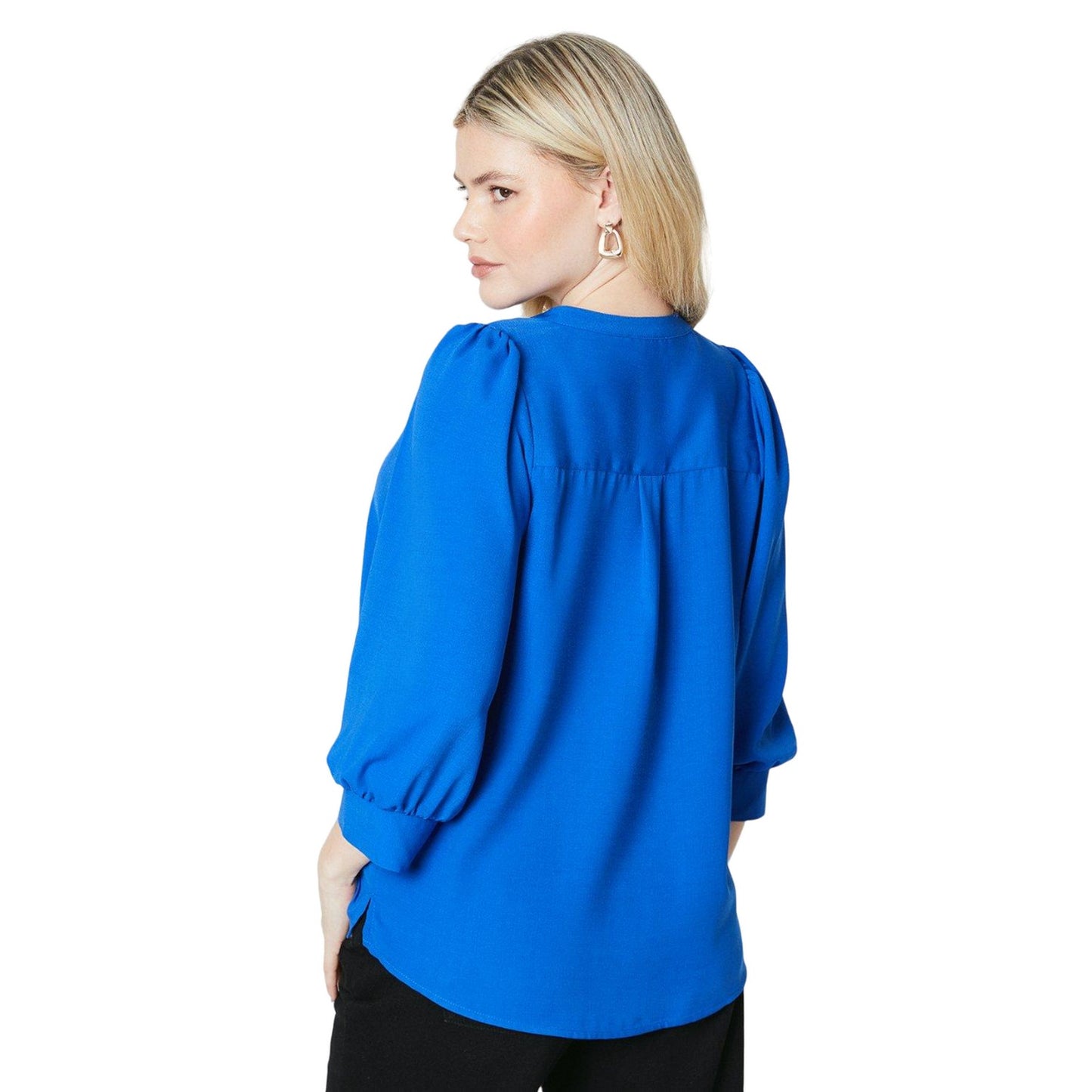 Bright Blue - Back - Dorothy Perkins Womens-Ladies Overhead Shirt