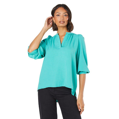 Green - Front - Dorothy Perkins Womens-Ladies Overhead Shirt