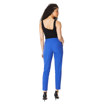 Cobalt - Back - Dorothy Perkins Womens-Ladies Tall and Slim Ankle Grazer Trousers