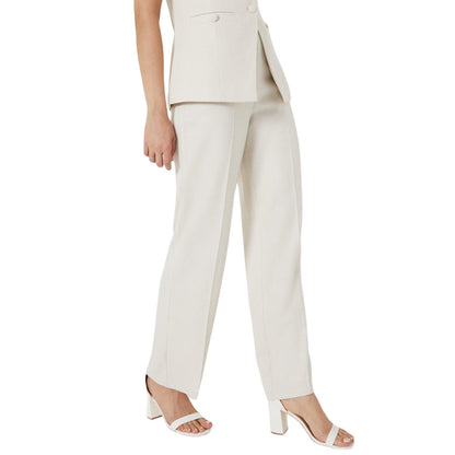 Ivory - Side - Dorothy Perkins Womens-Ladies Bouclé Trousers