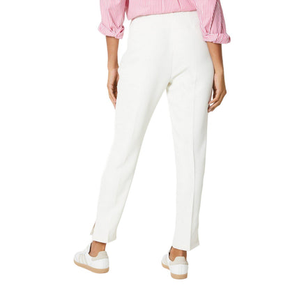 Navy - Front - Dorothy Perkins Womens-Ladies Stitch Detail Tapered Trousers