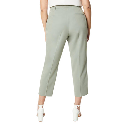 Sage - Back - Dorothy Perkins Womens-Ladies Plus Ankle Grazer Trousers