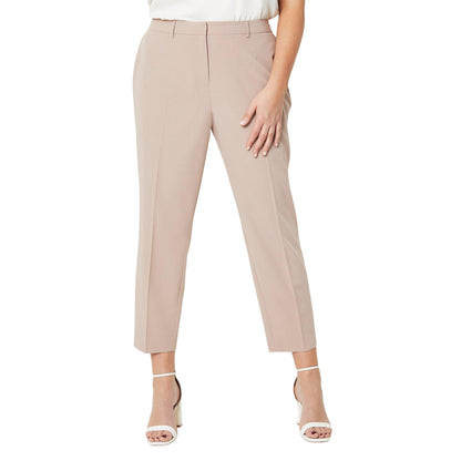 Stone - Front - Dorothy Perkins Womens-Ladies Plus Ankle Grazer Trousers