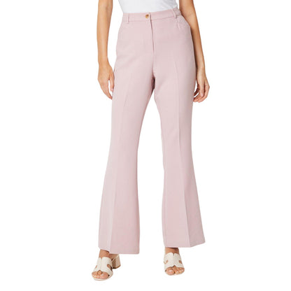 Blush - Front - Dorothy Perkins Womens-Ladies Bootcut Trousers