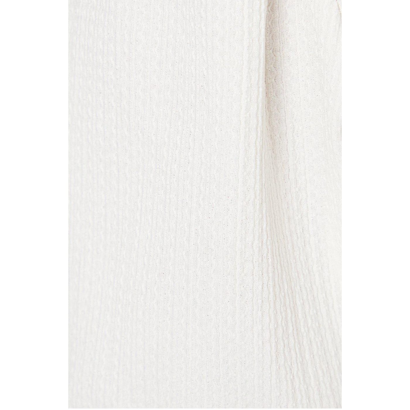 Ivory - Side - Dorothy Perkins Womens-Ladies Puff Shoulders Short-Sleeved Top