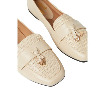 Beige - Side - Good For The Sole Womens-Ladies Lola Tassel Loafers