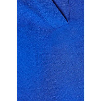 Blue - Side - Dorothy Perkins Womens-Ladies Overhead Tall Shirt