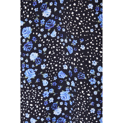 Black - Side - Dorothy Perkins Womens-Ladies Abstract Floral Mini Dress