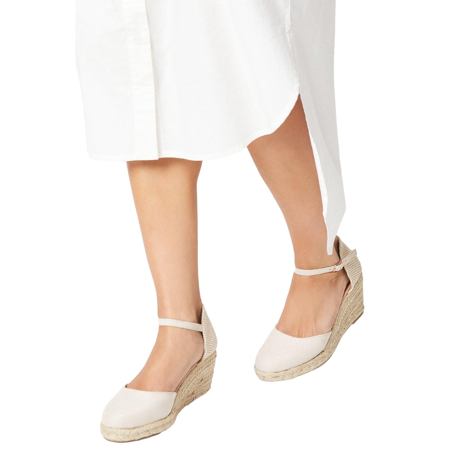 Nude - Side - Dorothy Perkins Womens-Ladies Rocki Closed Toe Sandals