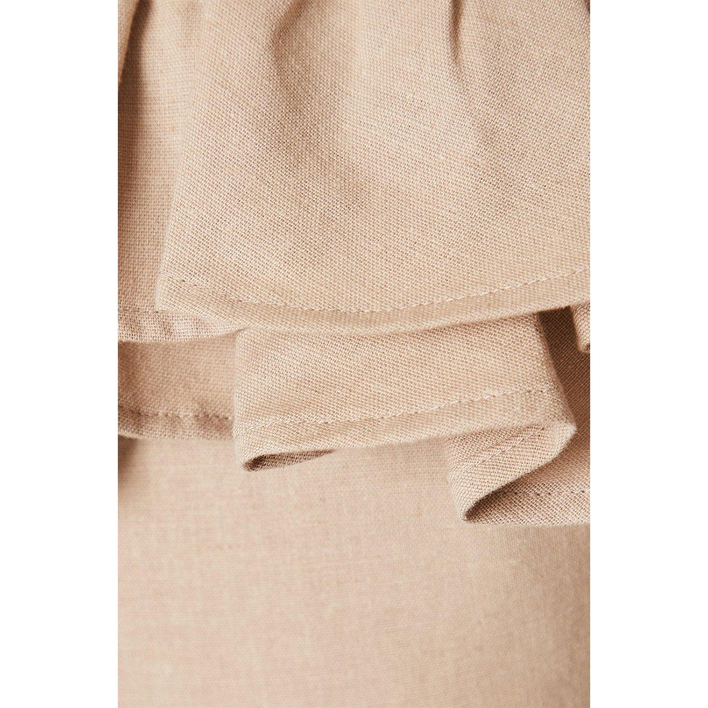 Stone - Side - Dorothy Perkins Womens-Ladies Frill Midi Dress
