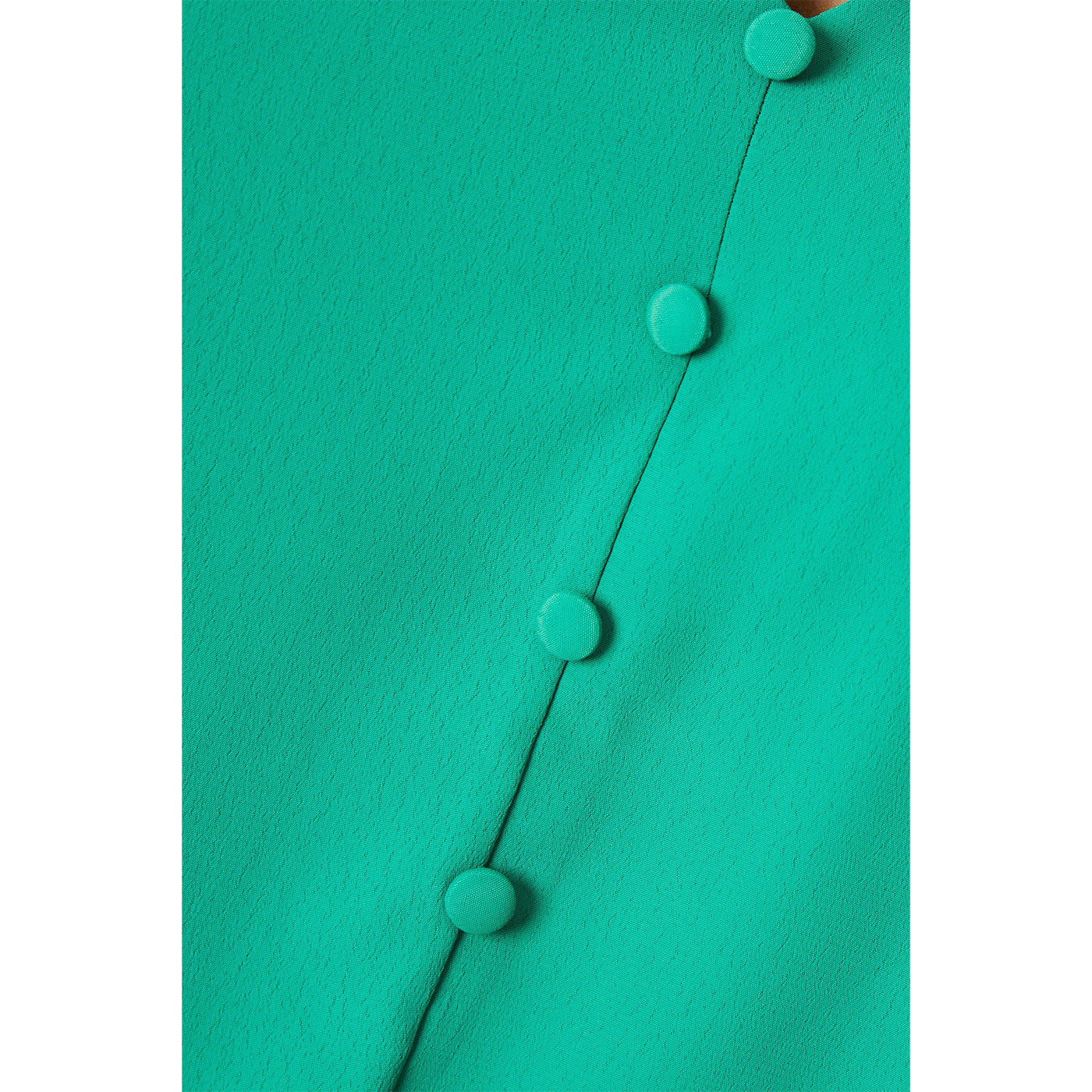 Green - Side - Dorothy Perkins Womens-Ladies Button Shirred Hem Blouse