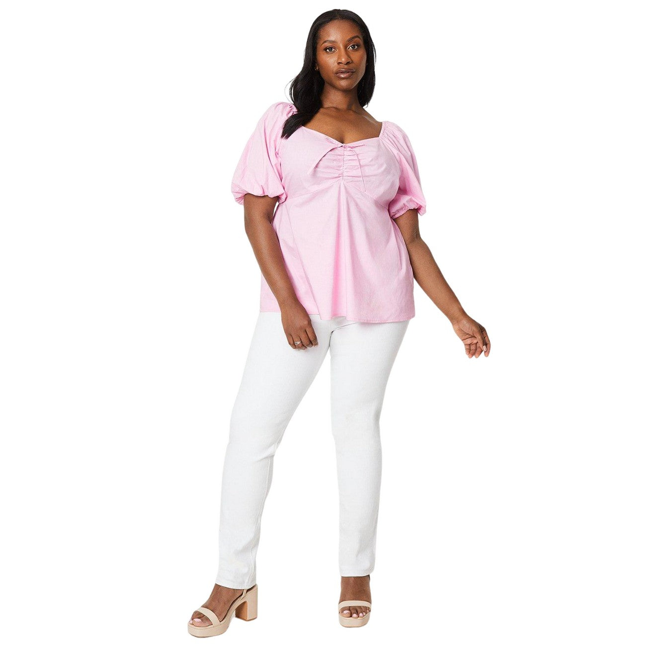 Pink - Lifestyle - Dorothy Perkins Womens-Ladies Front Tie Plus Top