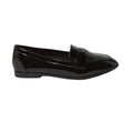 True Black - Back - Dorothy Perkins Womens-Ladies Lana Wide Penny Loafers