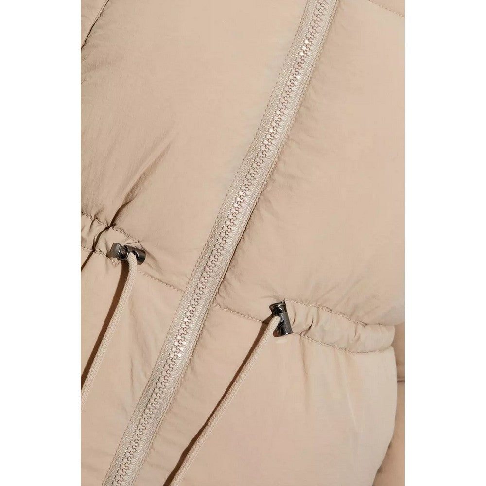 Camel - Lifestyle - Dorothy Perkins Womens-Ladies Faux Fur Hood Padded Jacket
